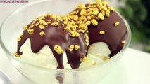 Für diesen Frozen-Yogurt mit Schokoladenglasur und Knallbrause von amerikanisch-kochen.de braucht ihr keine Eismaschine! ZUM REZEPT 