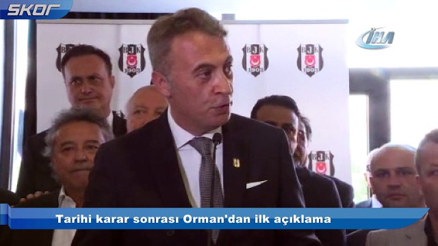 Tarihi karar sonrası Orman'dan ilk açıklama