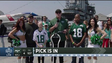 Jets select Chris Herndon No. 107 in the 2018 NFL Draft