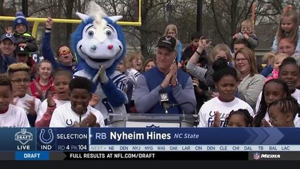 Colts select Nyheim Hines No. 104 in the 2018 NFL Draft