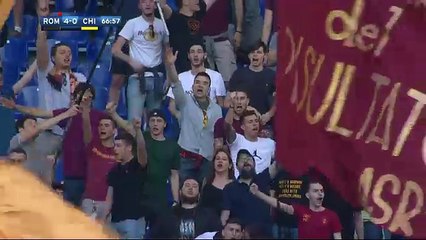 Edin Dzeko  Goal HD - AS Roma	4-0	Chievo 28.04.2018