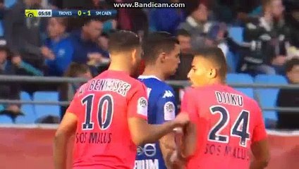 Pele  Goal  HD   Troyes 1 - 1	 Caen  28-04-2018