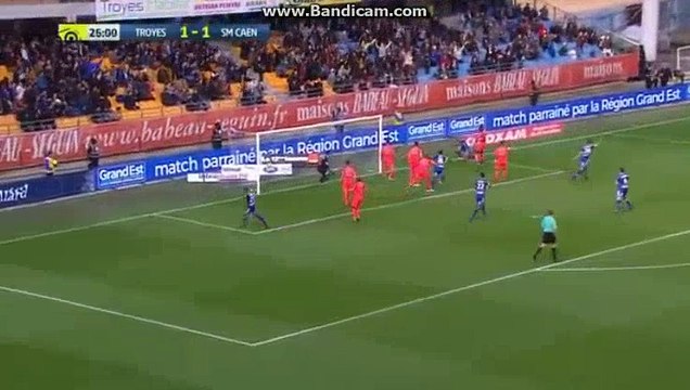 Nivet Goal HD Troyes 2- 1	Caen 28-04-2018