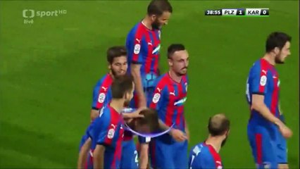 1-0 Tomáš Hořava Goal Czech Rep.  Synot-liga - 28.04.2018 Viktoria Plzen 1-0 MFK OKD Karvina