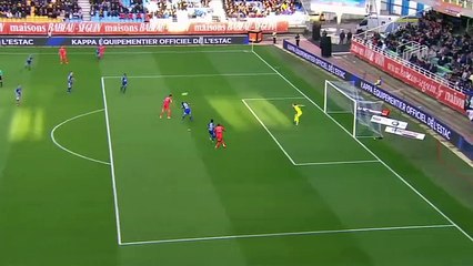 Résumé Troyes - SM Caen but Ivan Santini  (1-0)