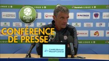 Conférence de presse Clermont Foot - Nîmes Olympique (1-1) : Pascal GASTIEN (CF63) - Bernard BLAQUART (NIMES) - 2017/2018