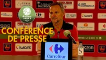 Conférence de presse Gazélec FC Ajaccio - US Orléans (1-0) : Albert CARTIER (GFCA) - Didier OLLE-NICOLLE (USO) - 2017/2018