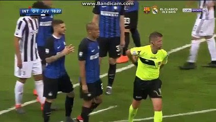 Vesino RED CARD HD Inter 0-1 Juventus Serie A  28-04-2018