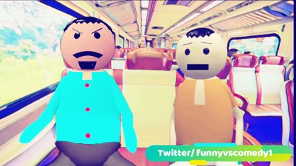 Make Joke of - Crazy Passengers in Train | Funny Video 2018 | FunnyVsComedy