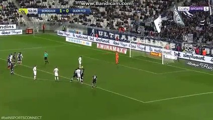 Sliti  Penalty     Goal HD Bordeaux 1 - 1	Dijon 28-04-2018