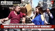 Kağıt toplayıcısı vatandaş cevapladı: AKP seçilmesin diye elimden geleni yaparım!