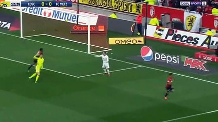 Les buts Lille - Metz 3-1