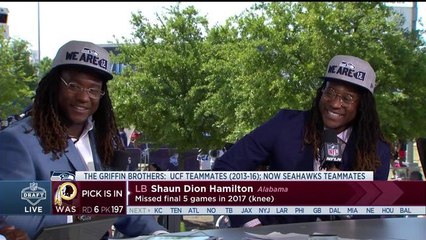 Shaquem, Shaquill Griffin tell the story of getting the draft call from Seahawks