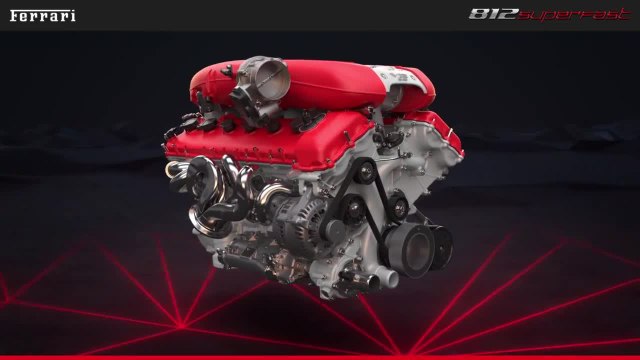 Ferrari 812 Superfast: powertrain