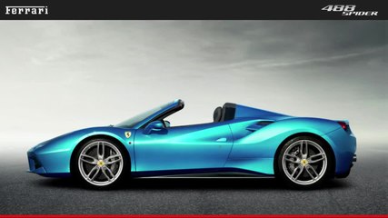 Ferrari 488 Spider: sketch