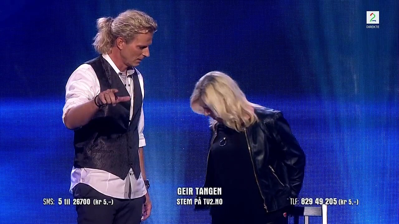 Får latterkrampe av hypnose-stuntet (Norske talenter 2018)