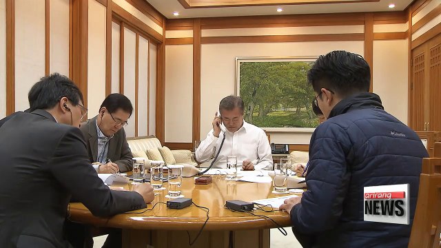 Presidents of S. Korea, U.S. discuss outcome of inter-Korean summit