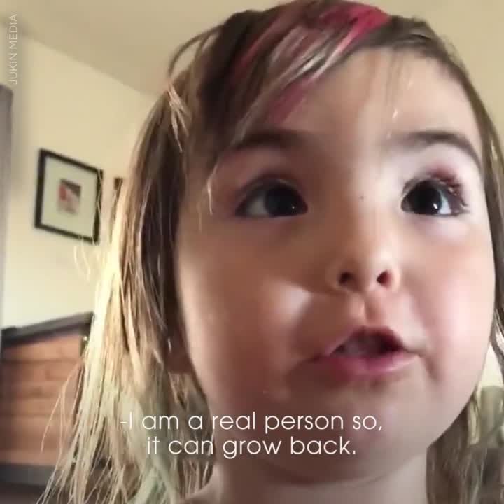 This Hilarious Toddler Just Cut Her Own Bangs