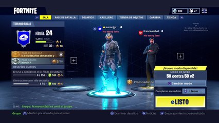 Jugando con Amigos en FORTNITE