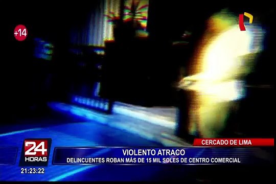 Cercado de Lima: roban celulares y 15 mil soles de galería en avenida Abancay