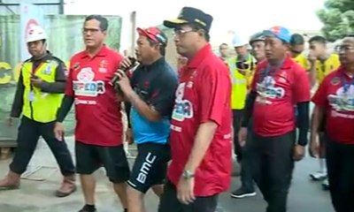 Menhub Budi Karya Sumadi Tinjau Proyek LRT