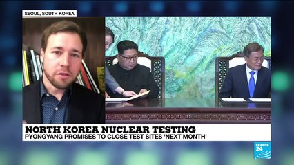 North Korea promises to close nuclear test sites in May