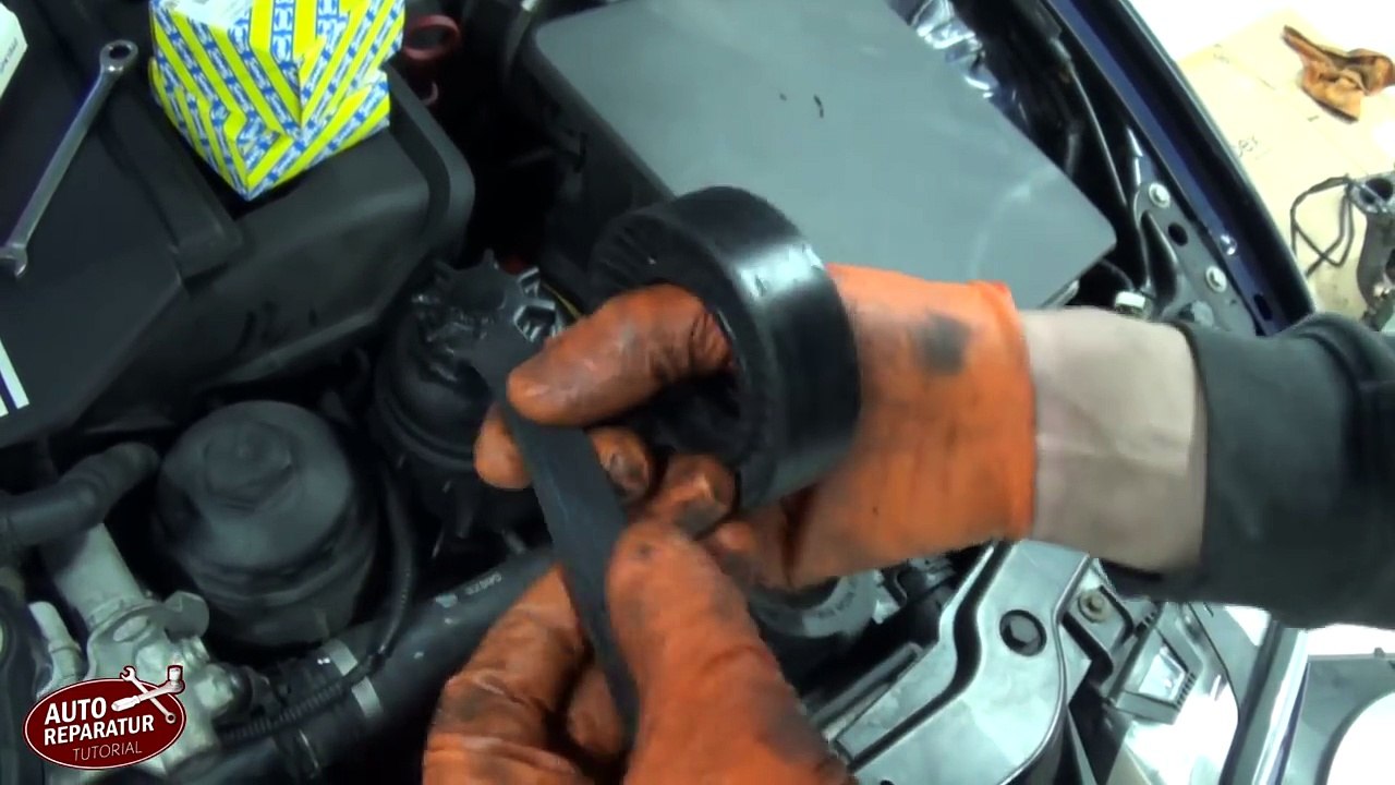 Bmw e46 keilriemen wechseln beim m52 m54 6 zylinder benziner | auto tutorial