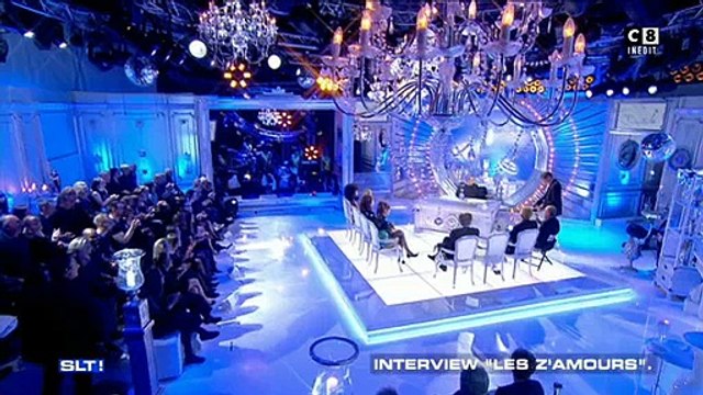 les Z'amours présentée par TEX avec Arielle Dombasle et Bernard-Henri Levy en candidats, réunis pour la première fois à la télé