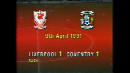Liverpool - Coventry City 09-04-1991 Division One