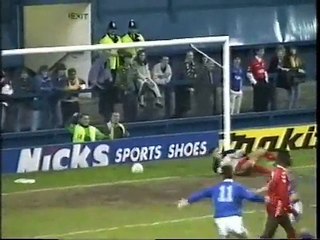 Everton - Wimbledon 10-04-1991 Division One