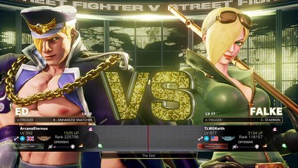 STREET FIGHTER V AE Battle Lounge Match Ed VS Falke