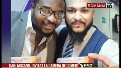 Dani Mocanu invitat la Camera de Comert (Romania TV)