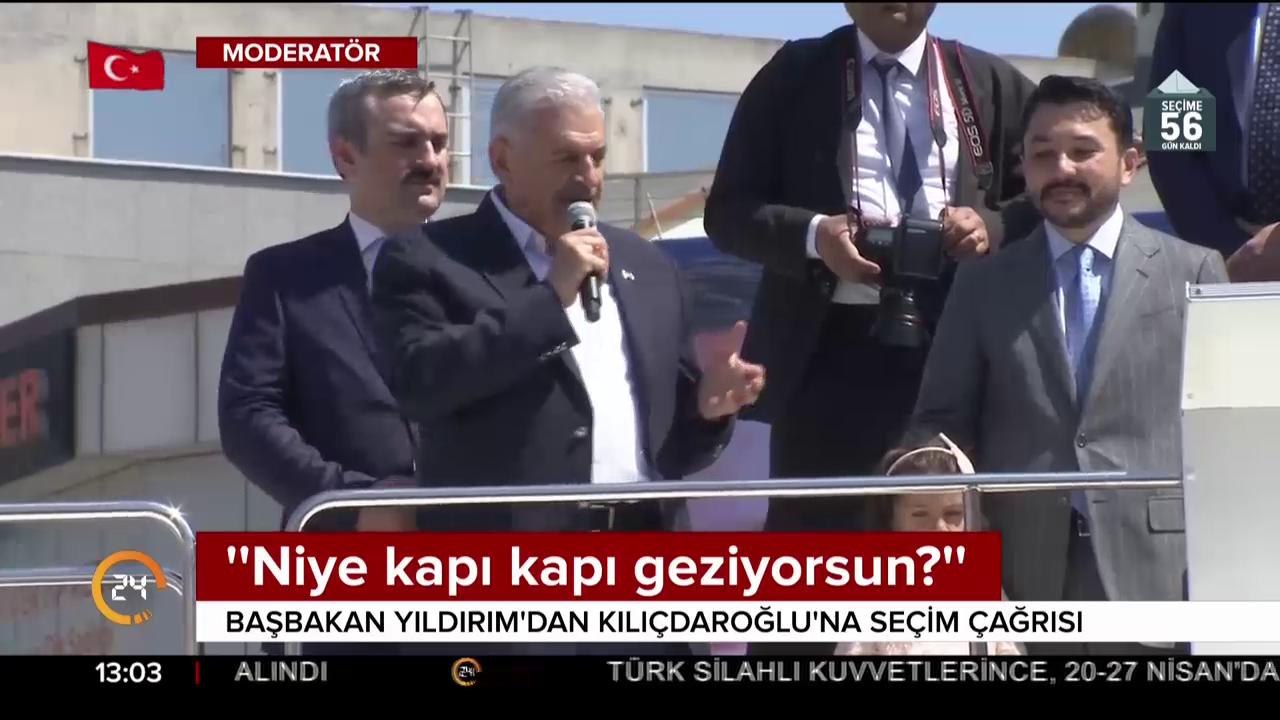 "Niye kapı kapı geziyorsun?"