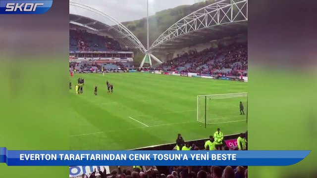 Everton taraftarından Cenk Tosun'a yeni beste