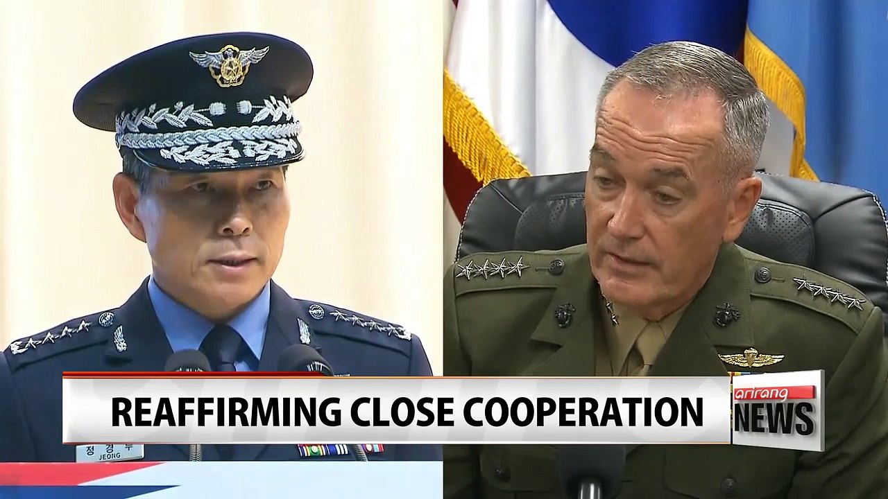 Chairmen of S. Korea, U.S. Joint Chiefs of Staffs discuss inter-Korean summit
