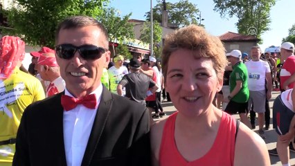 'Hayat maratonu'nu da birlikte koşuyorlar - 'Takım elbiseli atlet' - EDİRNE