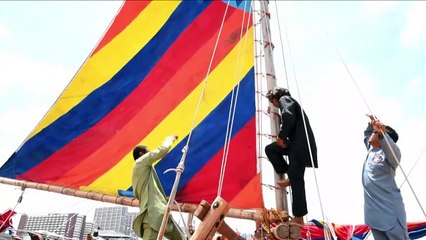 Des voiliers traditionnels philippins en route pour la Chine