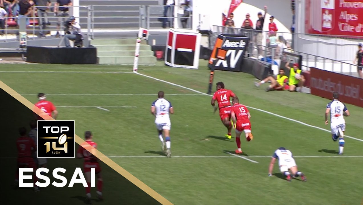 TOP 14 - Essai Josua TUISOVA 2 (RCT) - Toulon - Castres - J25 - Saison 2017/2018