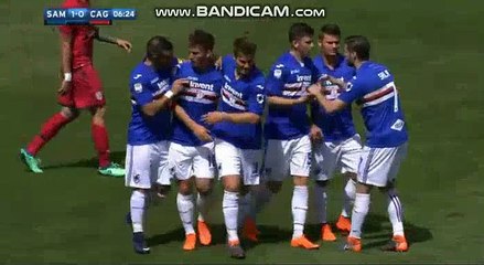 Dawid Kownacki Goal HD - Sampdoria 1-0 Cagliari 29.04.2018