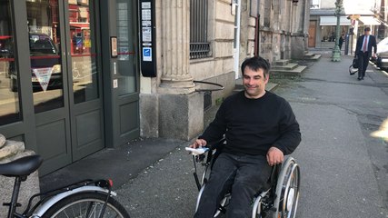 Balade en fauteuil roulant à Alençon