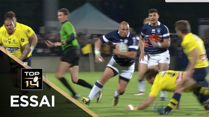 TOP 14 - Essai Pierre FOUYSSAC (SUA) - Agen - Clermont - J25 - Saison 2017/2018