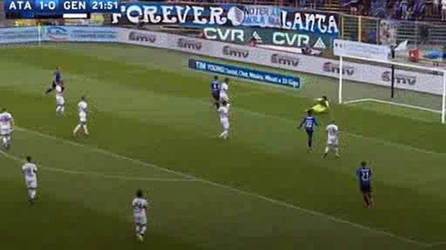 Bryan Cristante Goal - Atalanta 2-0 Genoa 29-04-2018