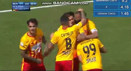 Nicolas Viola Goal HD - Benevento 1-1 Udinese 29.04.2018