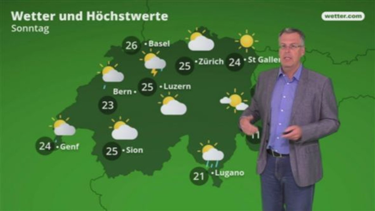 Das Wetter in der Schweiz am 29. April 2018