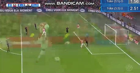 Justin Kluivert Goal HD Ajax 2-0 AZ Alkmaar