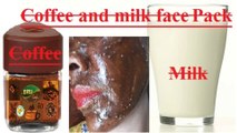 Coffee and milk face mask for tanning and acne-prone skin