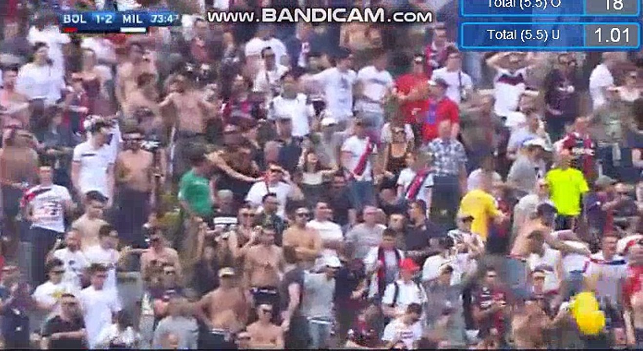 Sebastian De Maio Goal HD - Bologna 1-2 AC Milan 29.04.2018
