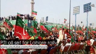 PTI Lahore Jalsa at Minar e Pakistan