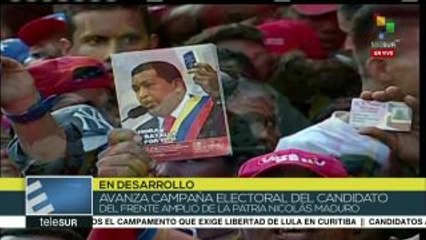 Nicolás Maduro continúa su campaña electoral en Anzoátegui