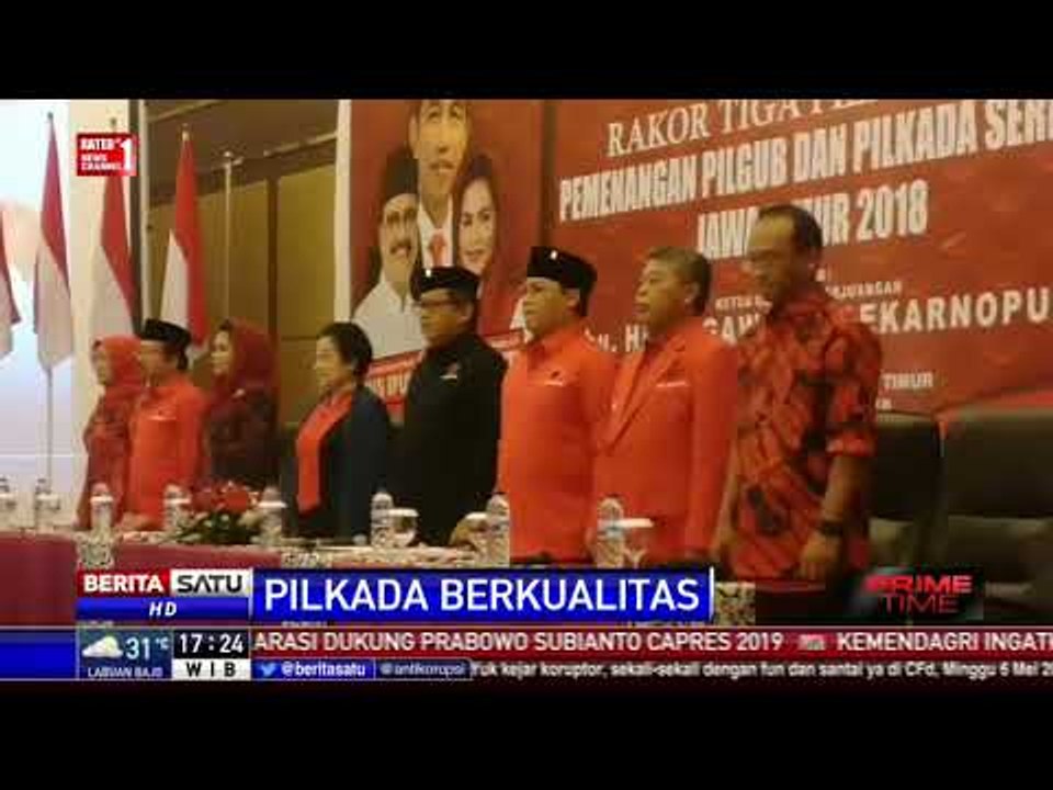 DPD PDIP Jatim Gelar Rakor 3 Pilar Partai Pemenangan